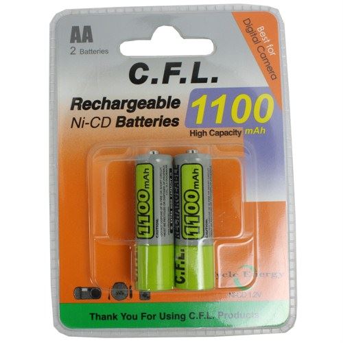 CFL Şarjlı Kalem Pil 1100 mah AA